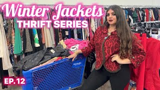 THRIFT SERIES: EPISODE 12- JACKETS { WINTER EDITION } + cardigans \u0026 vests❄️Thrift With Me 2025 Haul