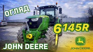 Огляд John Deere 6145 R 🔥 Трактор Джон Дир 190 к. с.  ✅ Технобаза 👍