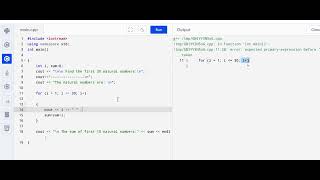 Error: expected primary-expression before ')' token i++ (part 2)