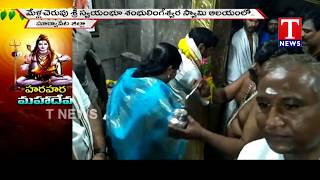 Minister Jagadish Reddy Visits Mellacheruvu Shambu  LIngeswara Swamy Temple | Suryapet | T News