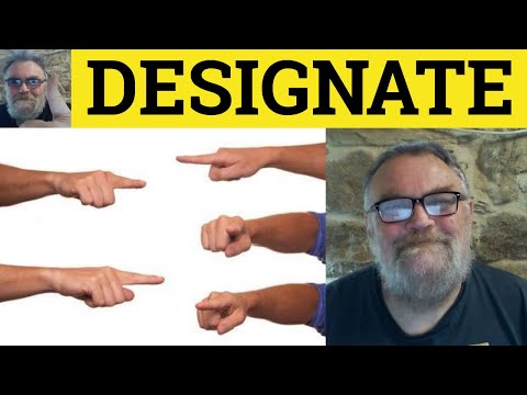 What is the synonym for designate?