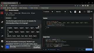 Directions Reduction | Codewars | js