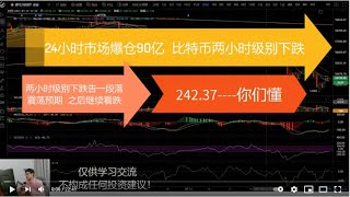 The 24-hour market bursts out at 9 billion yuan24小时市场爆仓90亿元比特币两小时级别下跌告一段落  2021年3月23日hightbiger的vlog