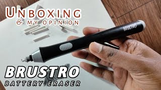 Unboxing Brusto Battery Eraser | Better than Mono zero eraser !!? (My Opinion)