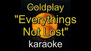 10 - Coldplay - Parachutes - Everythings Not Lost - instrumental - karaoke