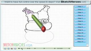 How to draw -Chowder- (Chowder) -- drawing tutorial video