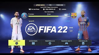 FIFA 22  PSG vs Barcelona 4K UItra