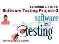Selenium 46: Software Testing Project-3