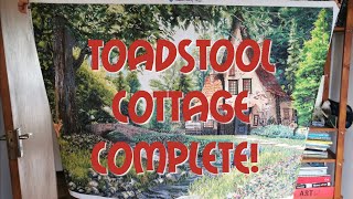 POST-REVIEW: The BIGGEST Painting I've Held - Diamond Painting Shoppe's Toadstool Cottage