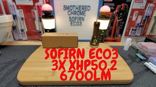 SOFIRN EC03 NEW RELEASE 6700LM ANDURIL UI 3X XHP50.2 LED