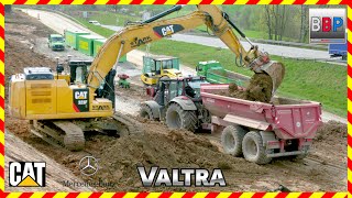 CAT 323F, Valtra, Mercedes Kipper - B 14, Backnang, 2024. #5 #excavator  #caterpillar