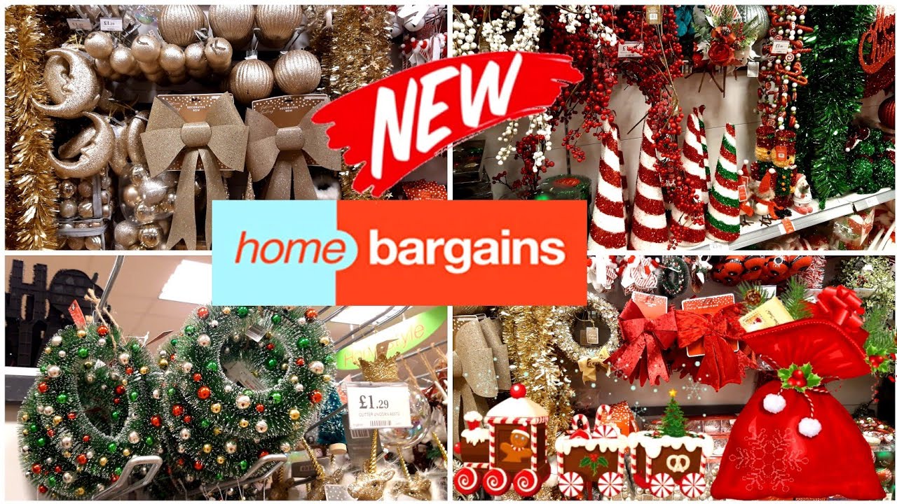 HOME BARGAINS CHRISTMAS DECOR ! | COME SHOP WITH ME 2022 | NEW IN HOME ...