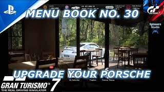 Gran Turismo 7 Cafe Menu Book No. 30 Upgrade Your Porsche | GT7 Book No. 30