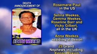 Edith Weeks long