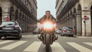 Mission Impossible Fallout chase scene -Tom cruise riding BMW r ninet scrambler