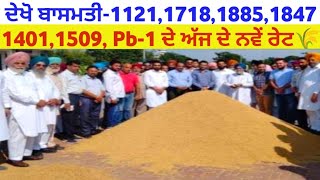 basmati rate 1121 1718 1885 1886 1847 1401 1509 Pb-1 basmati Price taaja mandi bhav today tmb info