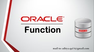 PL/SQL Tutorial | Function in Oracle Database | User Defined Function