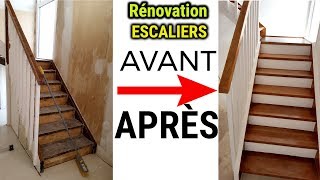 AVANT/APRÈS ! Rénovation  ESCALIERS