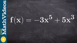 Find the extrema using the second derivative test