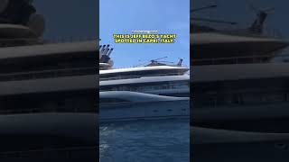 This is Jeff Bezos Yacht Spotted in Capri,Italy