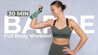 30 MIN FULL BODY WORKOUT with Mini Band - Intense Standing Barre Workout