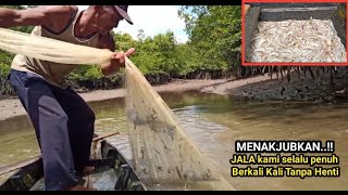 JELAJAHI Spot Baru Menjala Udang di sungai Pedalaman