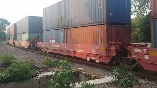 Intermodal al sur en Distrito Caltzontzin KCSM Nueva 4912🚂