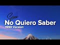 Selena - No Quiero Saber (1990 Version Letra/Lyrics)