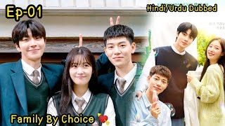 Two Handsome Brothers Has Crush on their Cute Sister | Family By Choice Korean Drama Hindi Dubbed