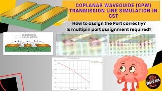 How to Simulate a CPW (Coplanar Waveguide-ungrounded) in CST Microwave Studio