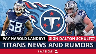 HUGE Titans News & Rumors: Re-Sign Harold Landry + Sign Dalton Schultz In Free Agency? Coaches Fired