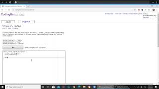 String 2 (zipZap) Java Tutorial || Codingbat.com