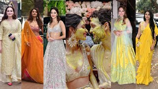 Alanna Panday Haldi & Sangeet Ceremony | Palak Tiwari, Dia Mirza, Ananya Panday, Gauri Khan, Suhana