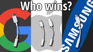 Best headphone adapter? (USB-C / Lightning to 3.5 mm) Apple vs Google vs Samsung