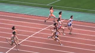 14年4月12日県選手権　女子100m決勝