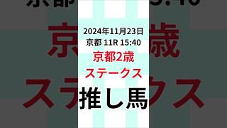 【京都2歳ステークス2024推し馬】2024年11月23日京都 11R 15:40 #競馬#JRA#当たる競馬予想#的中#馬券予想#競馬予想#当たる競馬#当たる馬券予想 #京都2歳ステークス