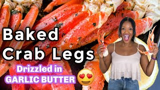 Baked Crab Legs (EASY TO CRACK!)