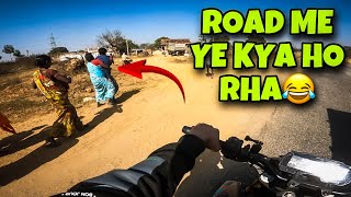 Road me ho gyi bhaynkar ladai 😂 Gumla to Ranchi 100km non stop ride 💥Yamaha mt15 v2❤️