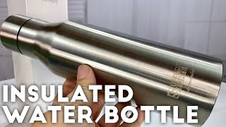 Stainless Steel 25oz Insulated Double Wall Water Bottle Unboxing