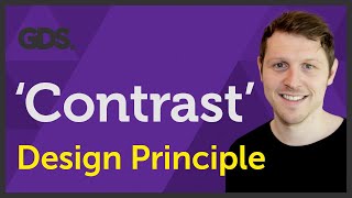 ‘Contrast’ Design principle of Graphic Design Ep9/45 [Beginners guide to Graphic Design]