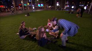 Dutch television presenter smokes weed during show (English subtitles) - RTL Late Night