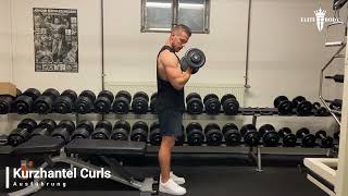 Kurzhantel Curls -Anleitung durch Personal Trainer #arme