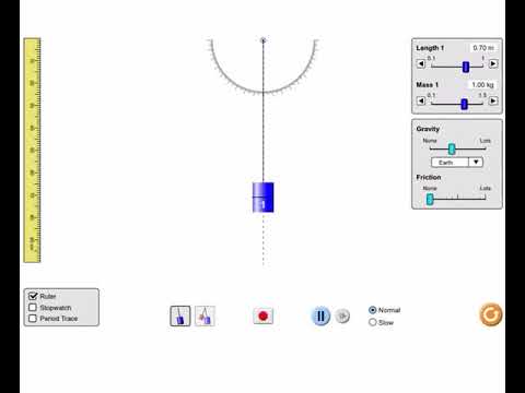 Pendulum Period Simulation - YouTube