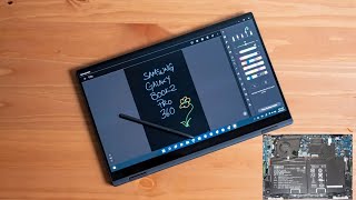 Samsung Galaxy book2 pro 360 Unboxing and opening backpanel