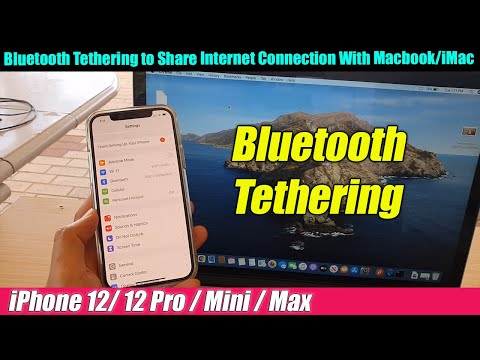 iPhone 12/12 Pro: How to share an Internet connection with a Macbook/iMac via Bluetooth
