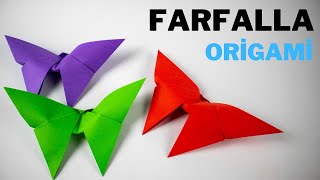 Farfalla di Carta 🦋 Origami Farfalla Tutorial - DIY Wall Decor