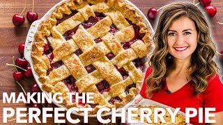 How to Make CLASSIC CHERRY PIE with the BEST CRUST