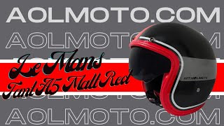 CASCO MT JET LE MANS TANT D5 GLOSS RED EN AOLOMOTO.com