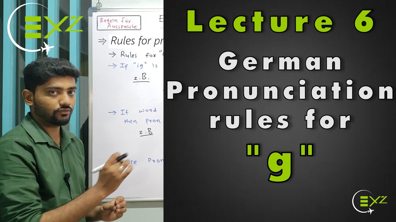 How To Pronounce ‘g’ In German | German Pronunciation For Beginners ...