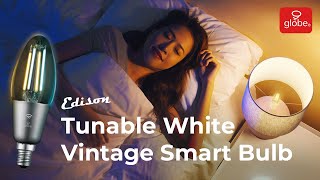 Vintage Candelabra Edison Smart Bulb (Tunable White) | Smart Home Made Easy - Globe Electric